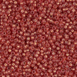 MIYUKI, Japanese Seed Beads, Round, 11/0, Duracoat S/L Persimmon