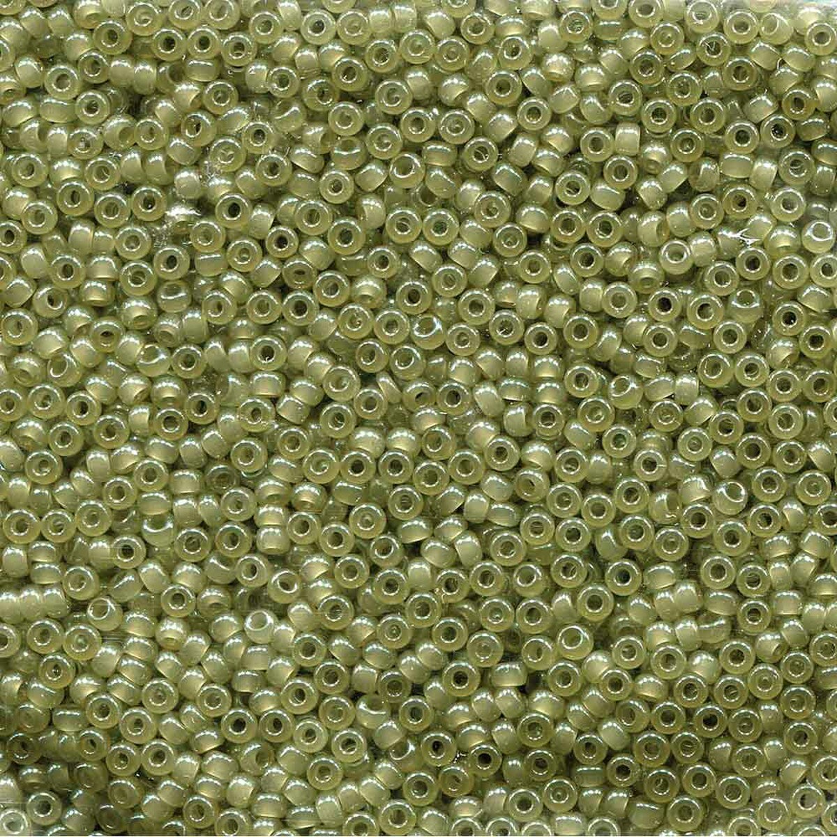 MIYUKI, Japanese Seed Beads, Round, 11/0, Celery