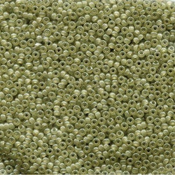 MIYUKI, Japanese Seed Beads, Round, 11/0, Celery