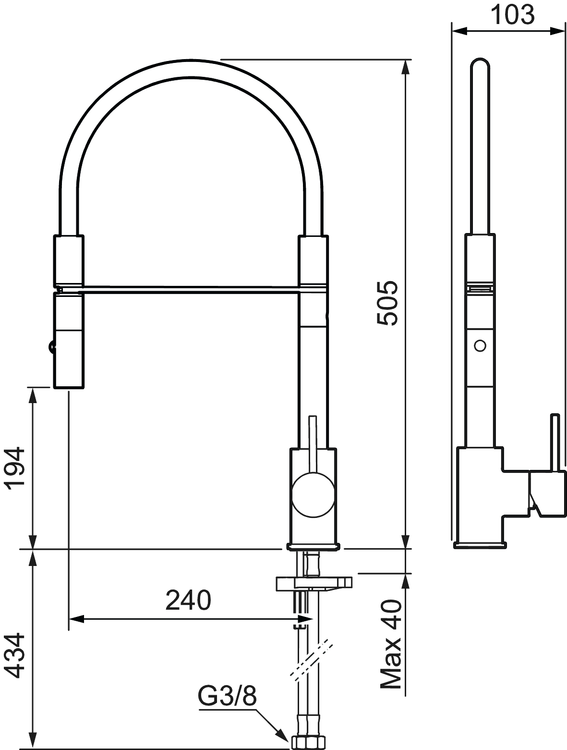 MORA INXX II miniprofi Krom