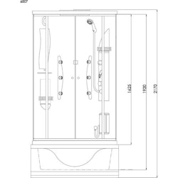 Arrow Duschkabin 6007