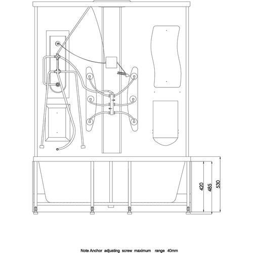 Arrow Duschkabin 6025