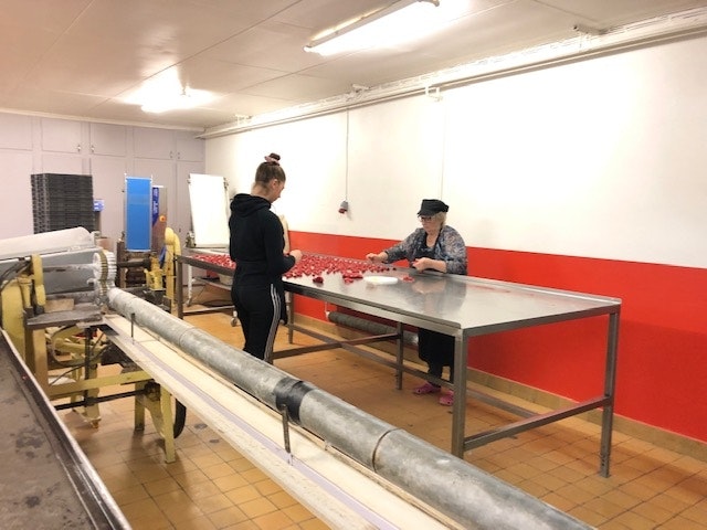 Besökte Råsnäs konfektyr fabrik.