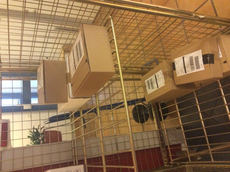 Sista paket leverans innan julafton.
