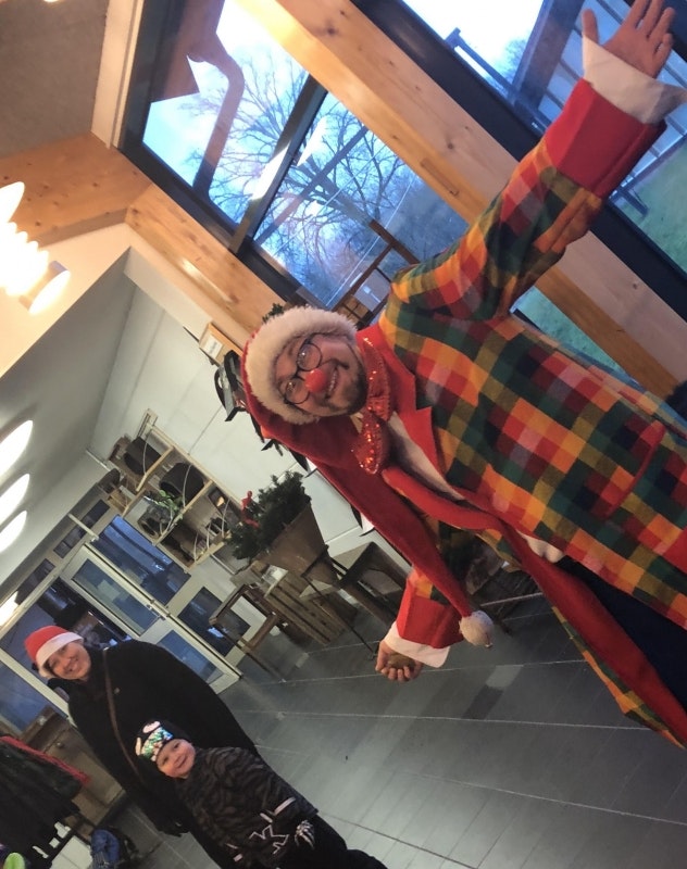Besök oss tomte mor.