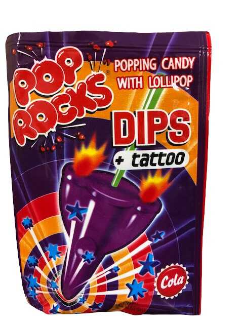 Pop Rocks Dips + tattoo