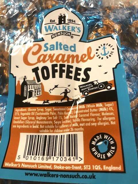 Salted Caramel Walker`s Toffe