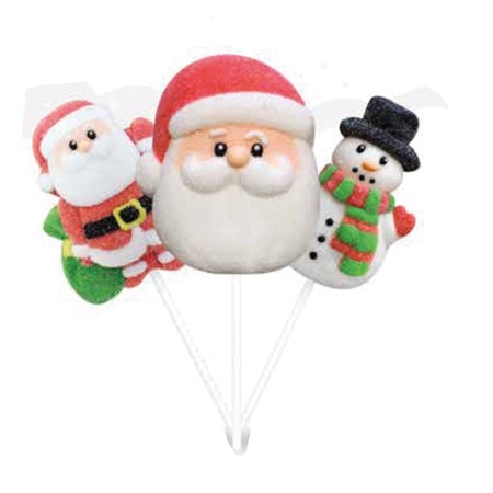 CHRISTMAS MARSHMALLOW LOLLIPOP.