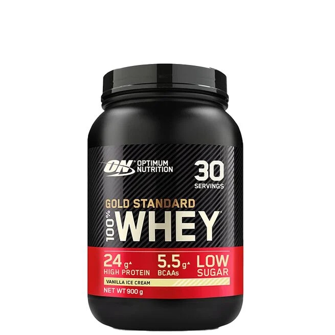 Optimum Nutrition 100% Whey Gold Standard Vassleprotein 908 g - Focus  Fitness