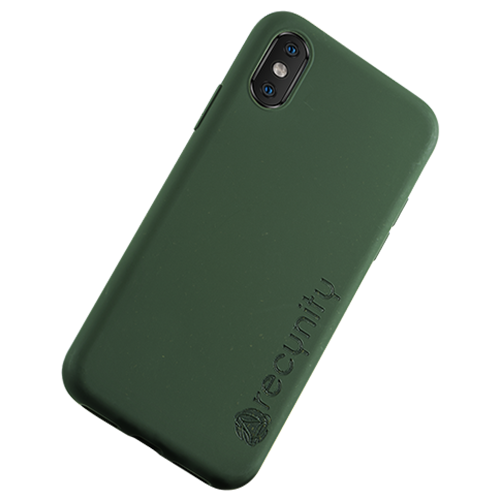 iPhone X  - Miljövänliga mobilskal grönt
