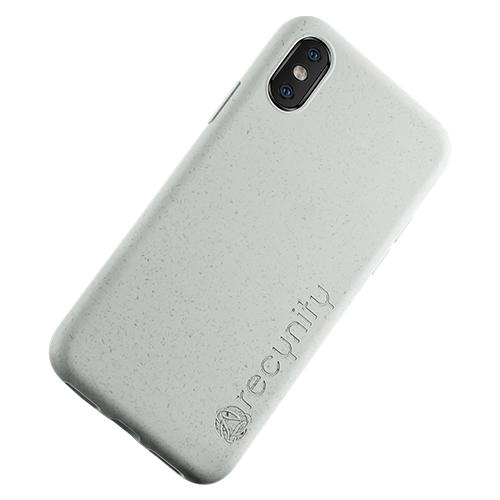 iPhone X  - Miljövänliga mobilskal grått