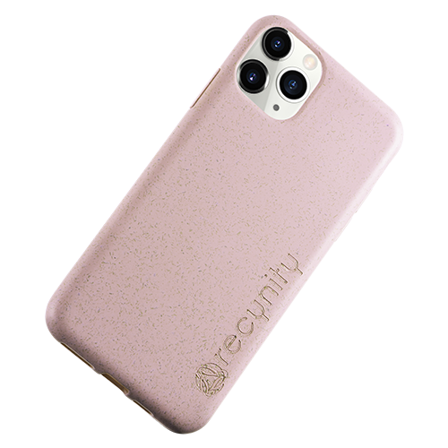 iPhone XS Max  - Miljövänliga mobilskal rosa