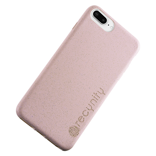 iPhone 7 Plus - Miljövänliga mobilskal rosa