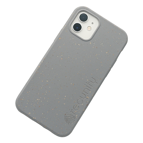 iPhone 12 - Miljövänliga mobilskal grått