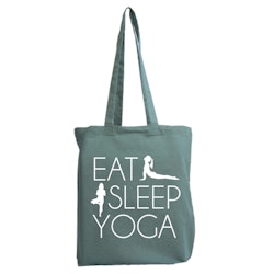 Tygkasse Eat Sleep Yoga