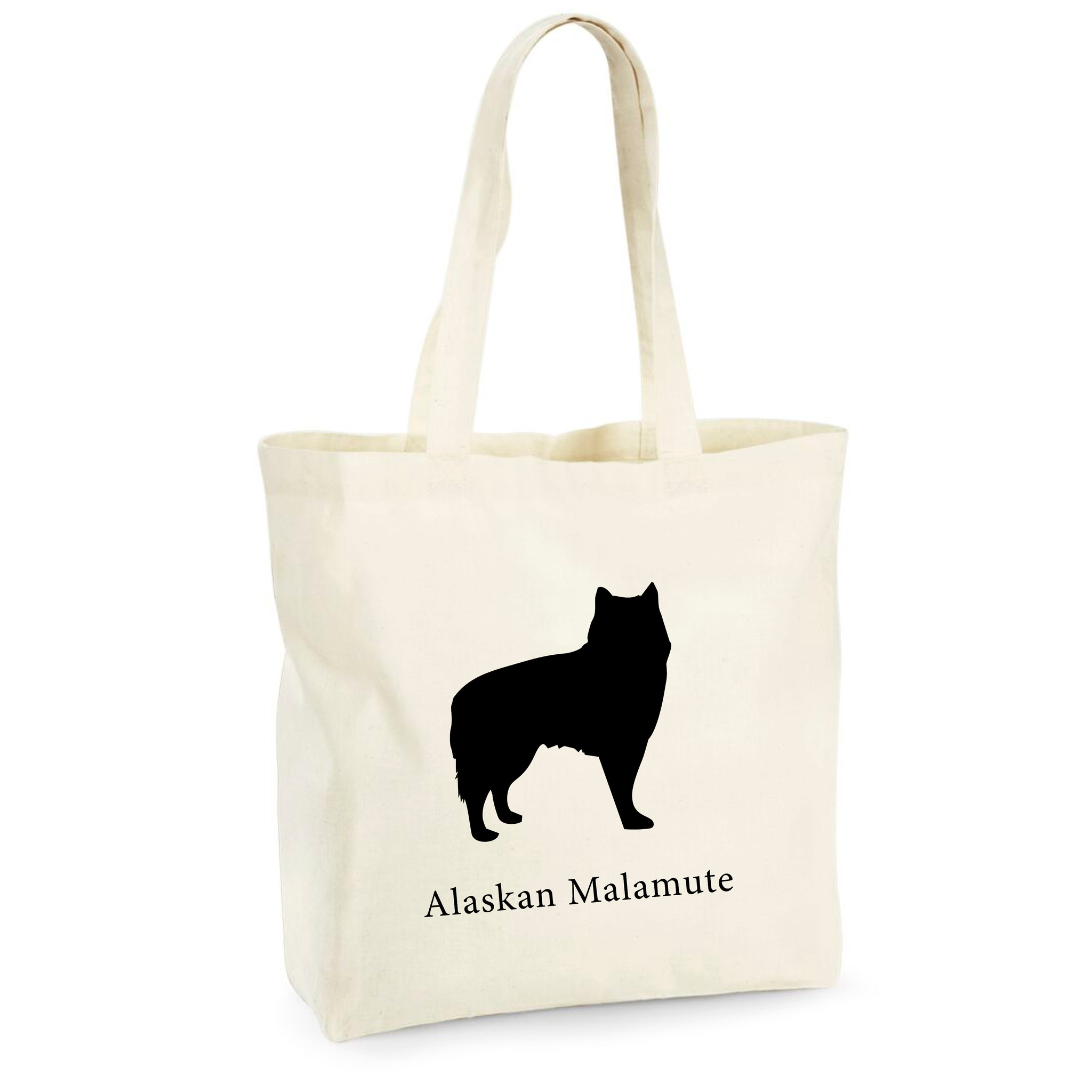 Tygkasse Alaskan Malamute - Maxi bag
