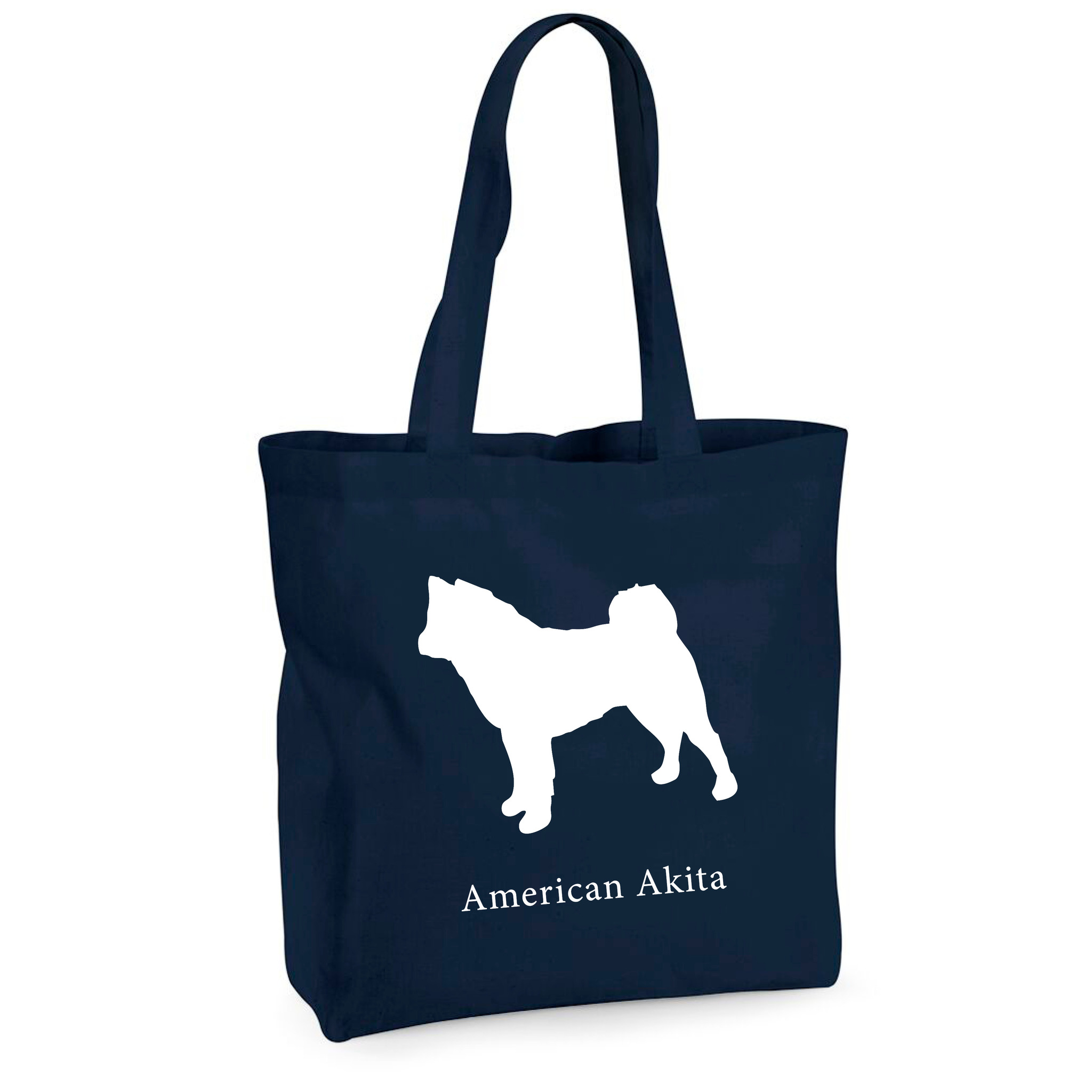 Tygkasse American Akita - Maxi bag