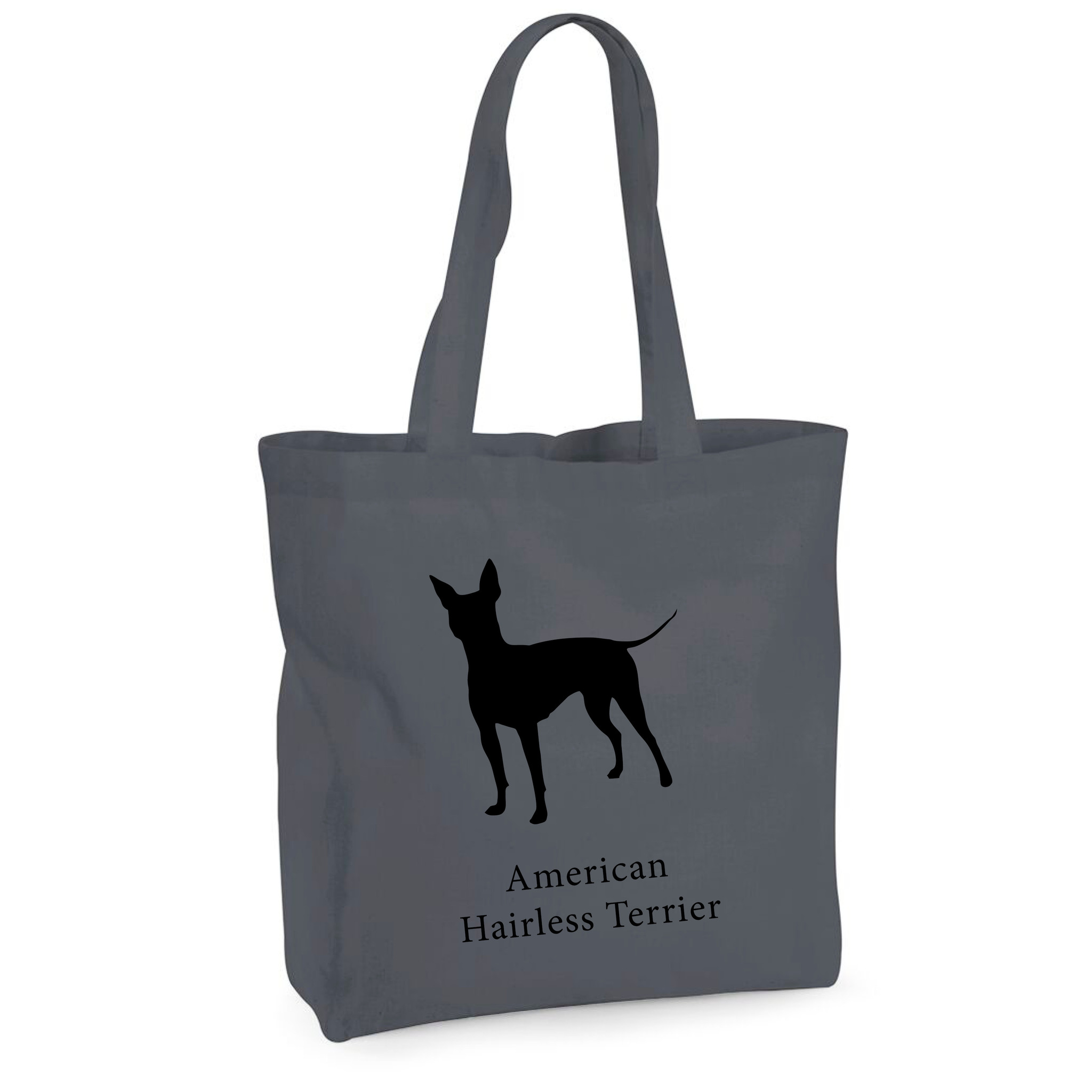 Tygkasse American Hairless Terrier - Maxi bag