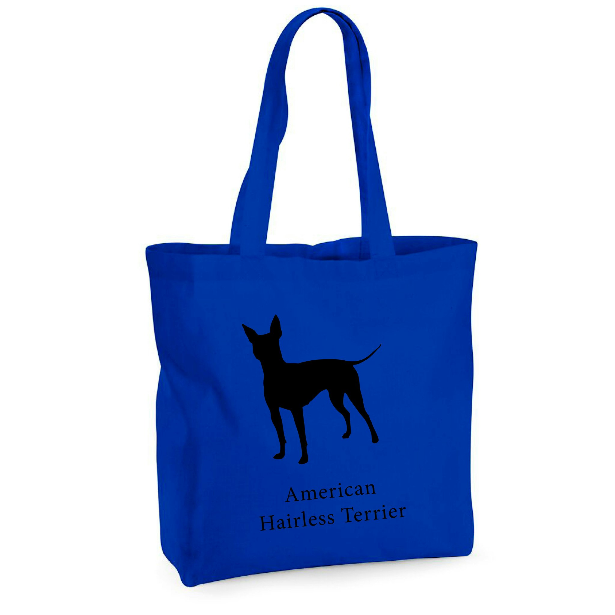 Tygkasse American Hairless Terrier - Maxi bag