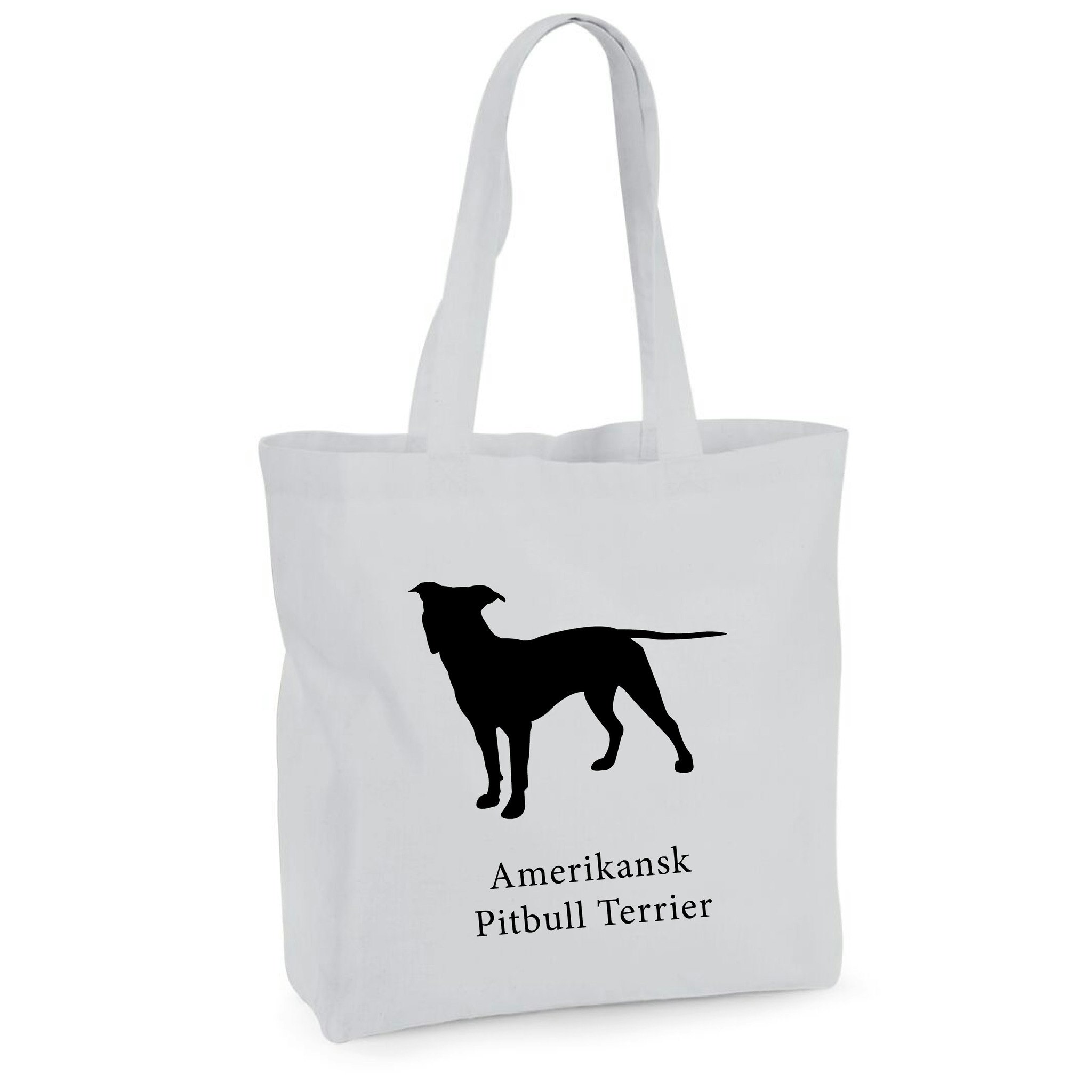 Tygkasse Amerikansk Pitbull Terrier - Maxi bag