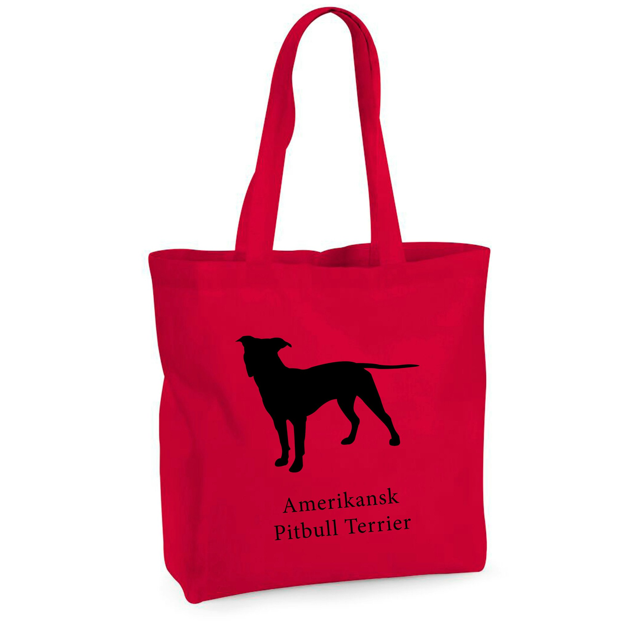 Tygkasse Amerikansk Pitbull Terrier - Maxi bag
