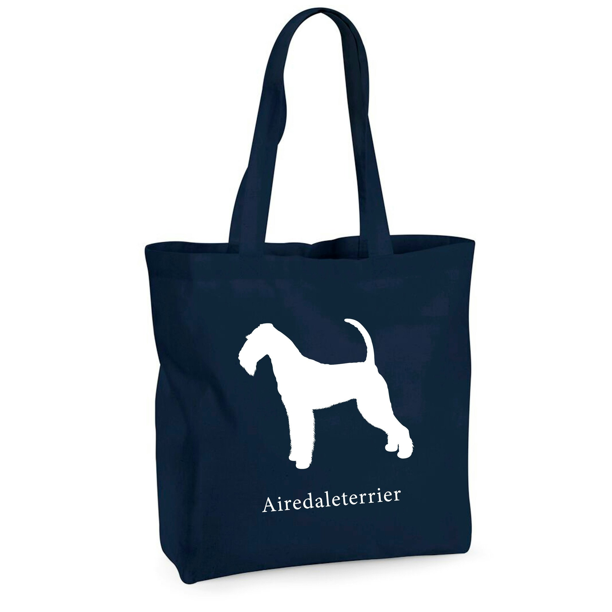Tygkasse Airedaleterrier - Maxi bag