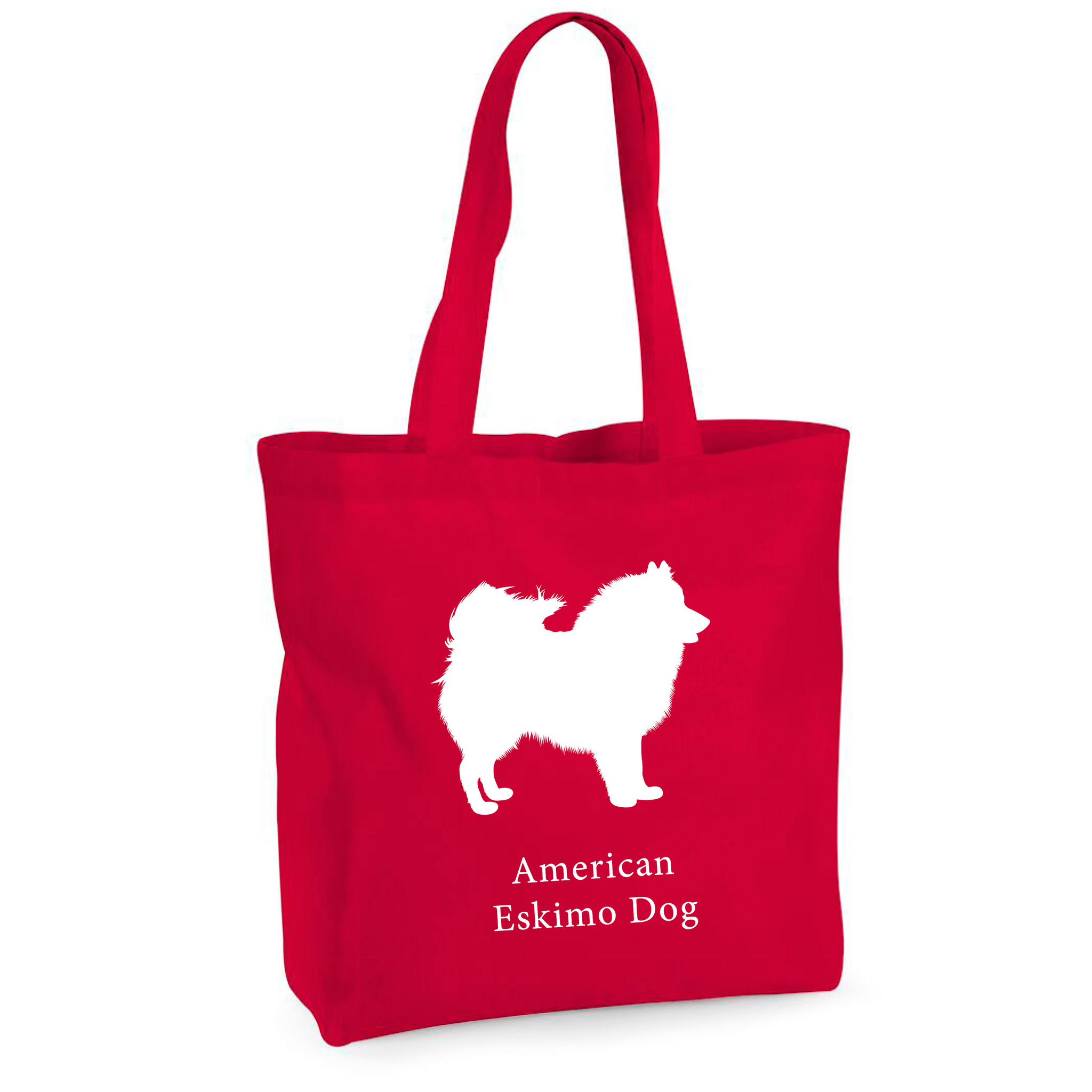 Tygkasse American Eskimo Dog - Maxi bag