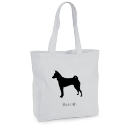 Tygkasse Basenji - Maxi bag