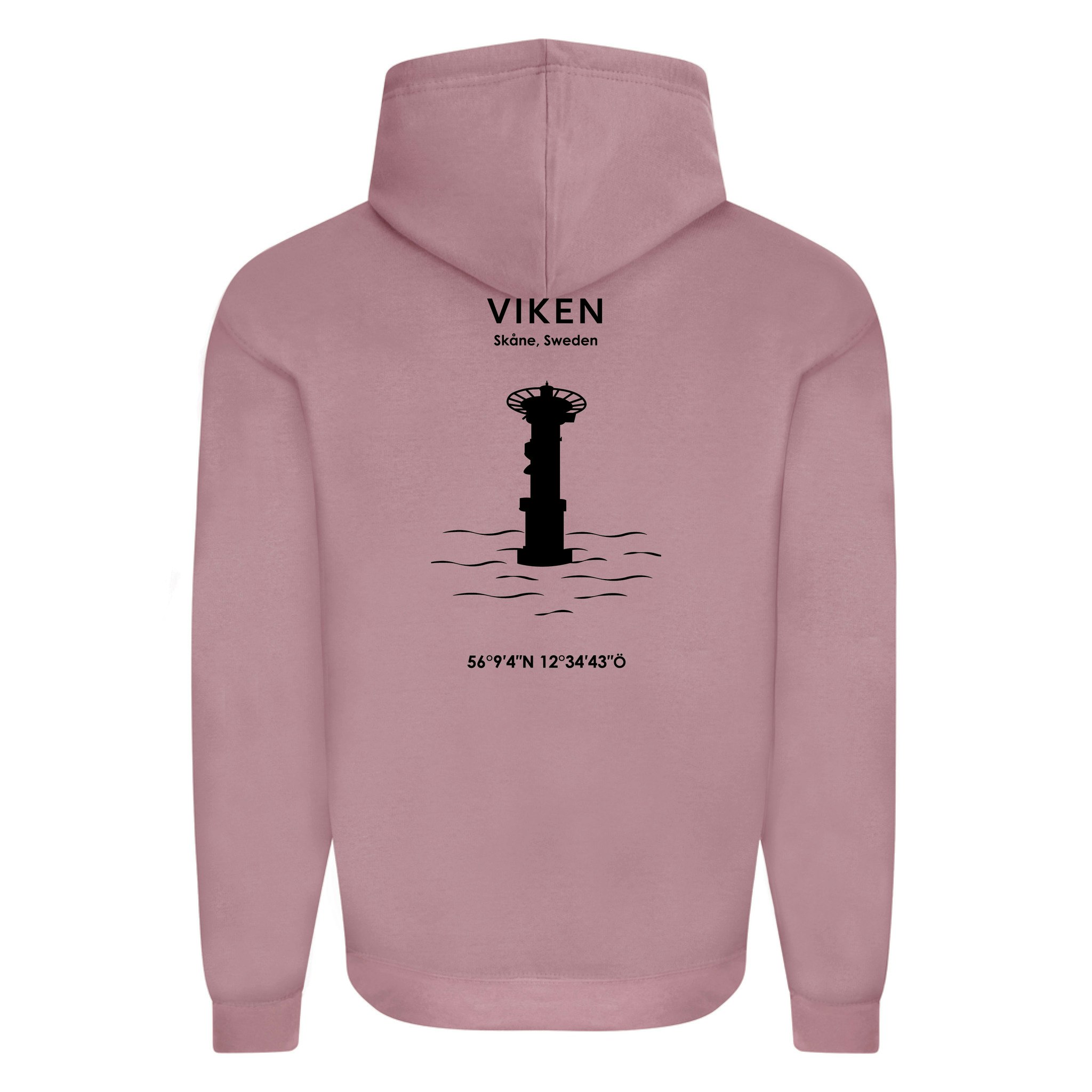 Hoodie - Viken (Svart Tryck)