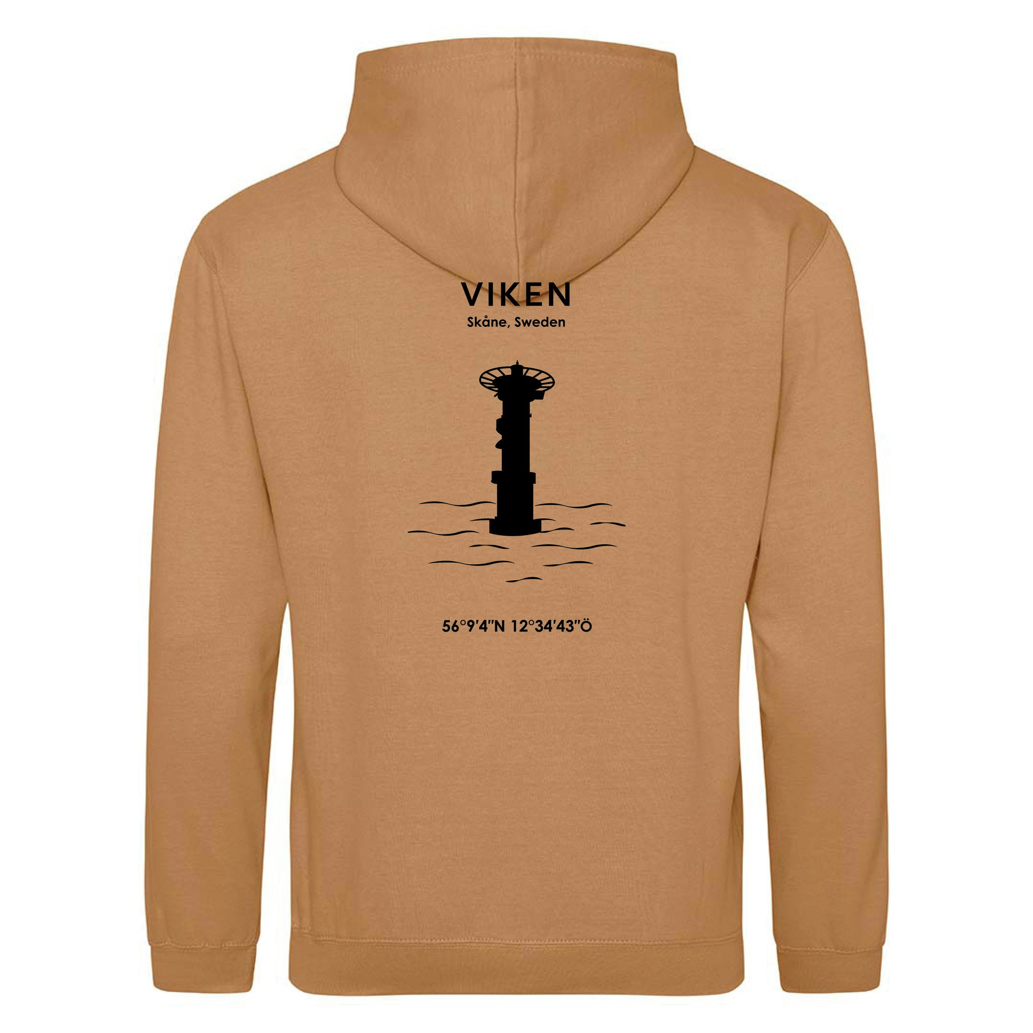 Hoodie - Viken (Svart Tryck)