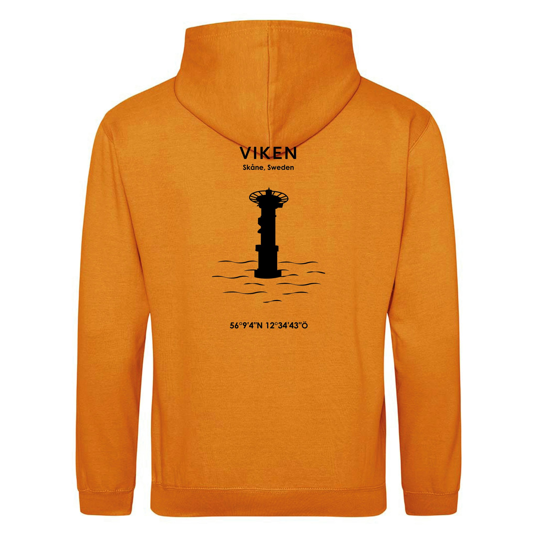 Hoodie - Viken (Svart Tryck)