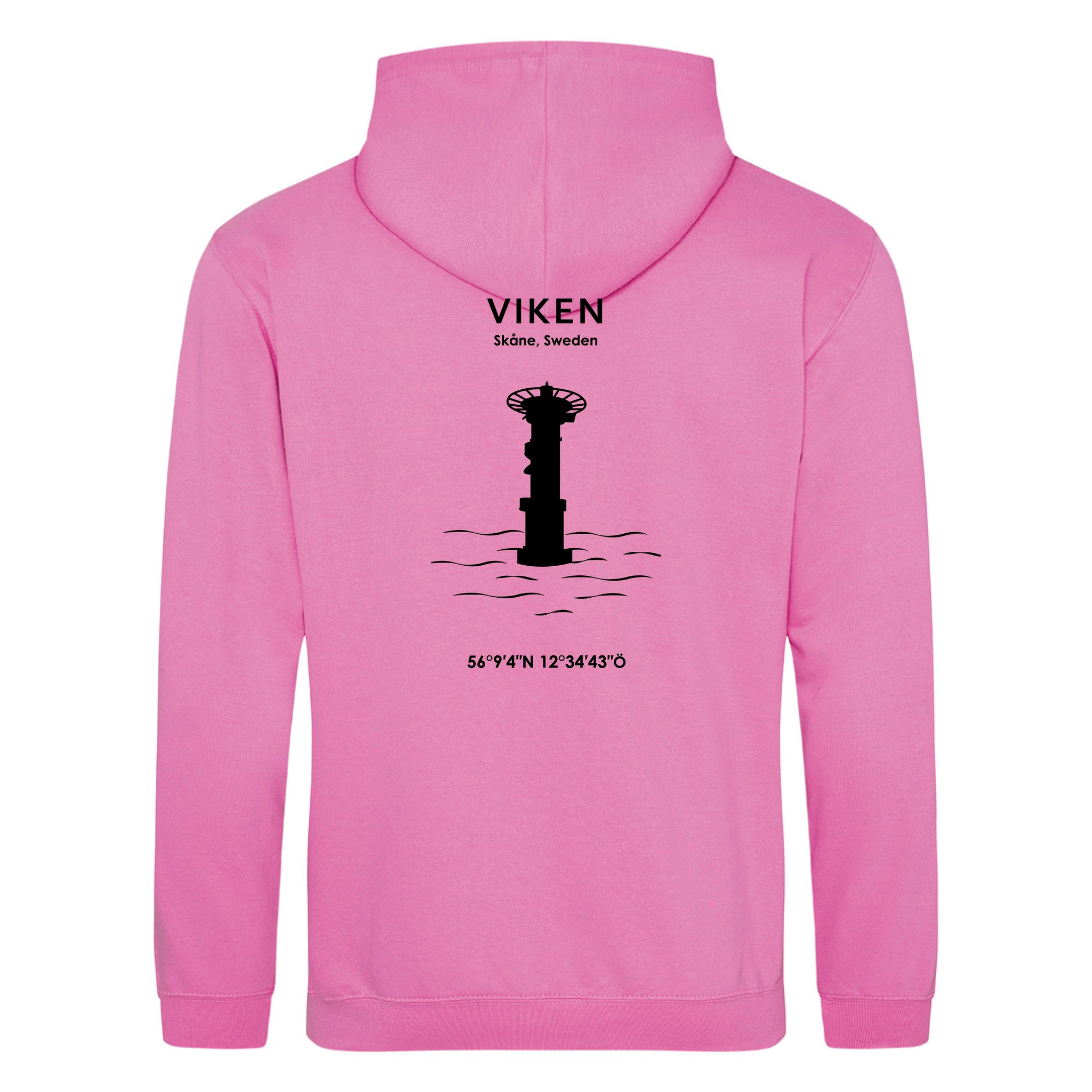 Hoodie - Viken (Svart Tryck)