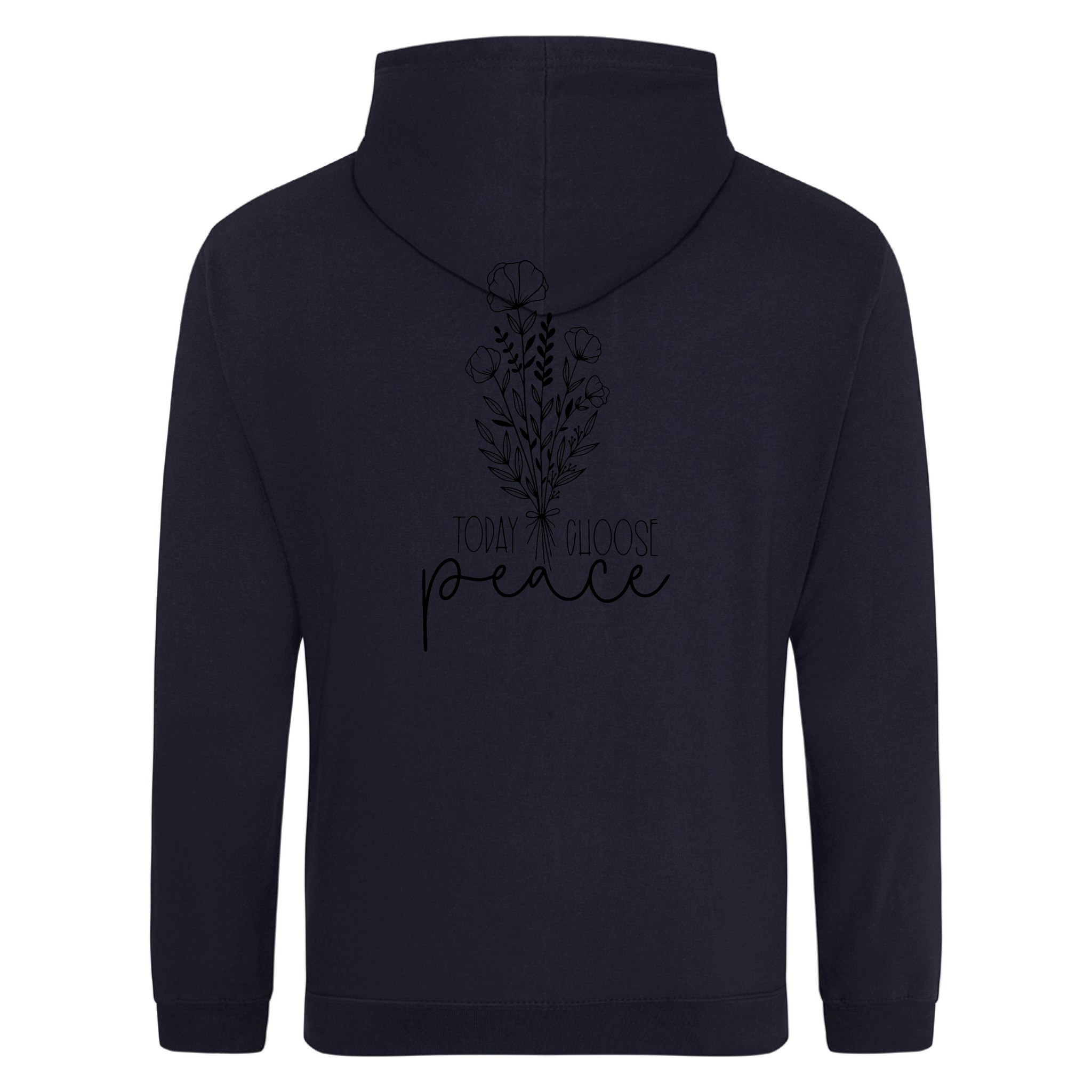 Hoodie - Choose Peace (Svart tryck)