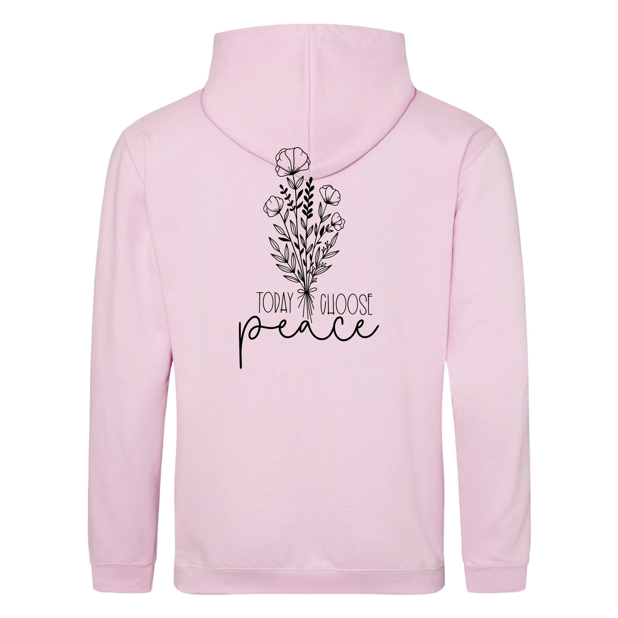 Hoodie - Choose Peace (Svart tryck)