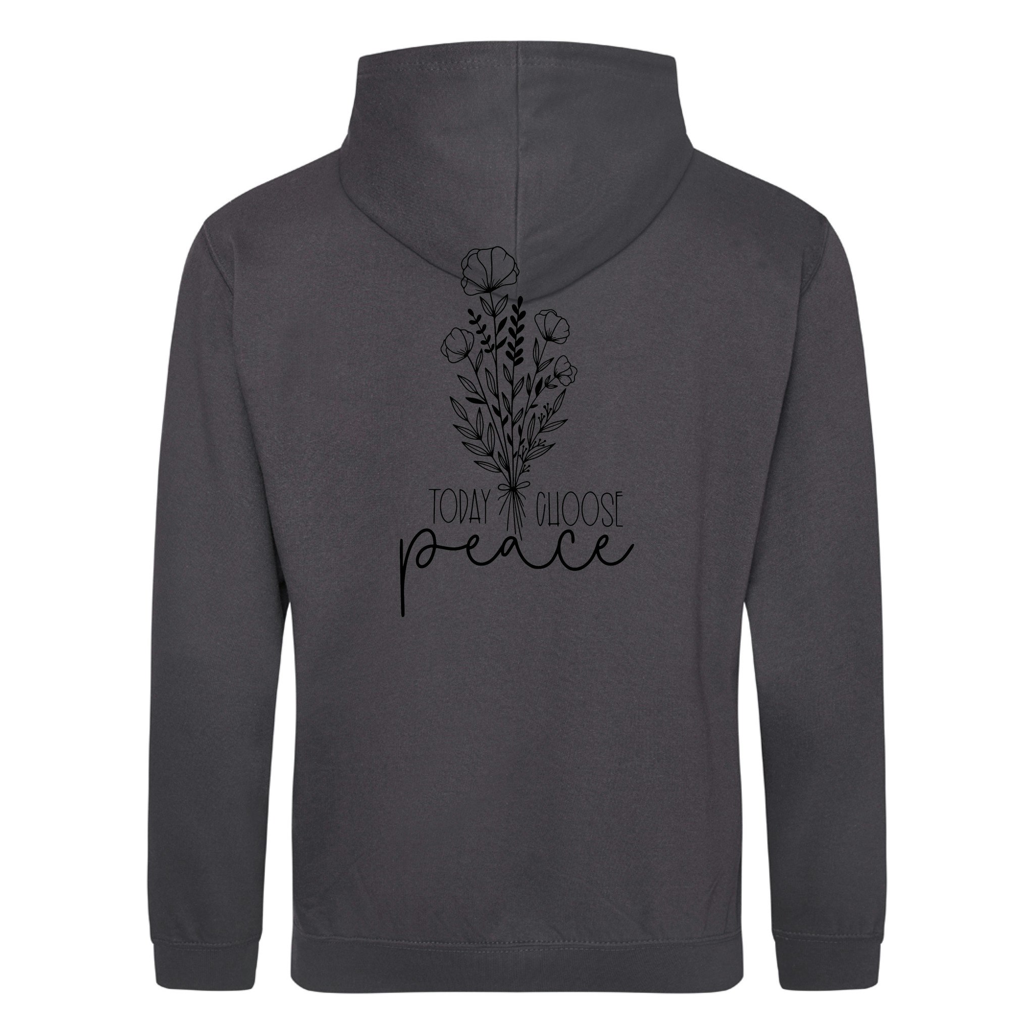 Hoodie - Choose Peace (Svart tryck)