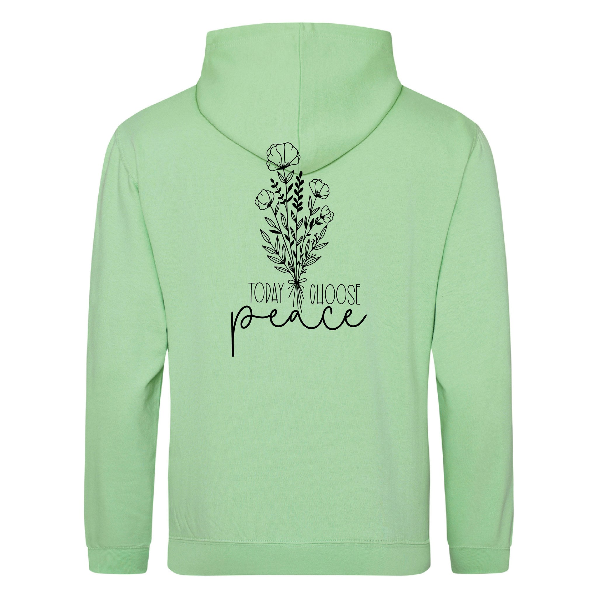 Hoodie - Choose Peace (Svart tryck)