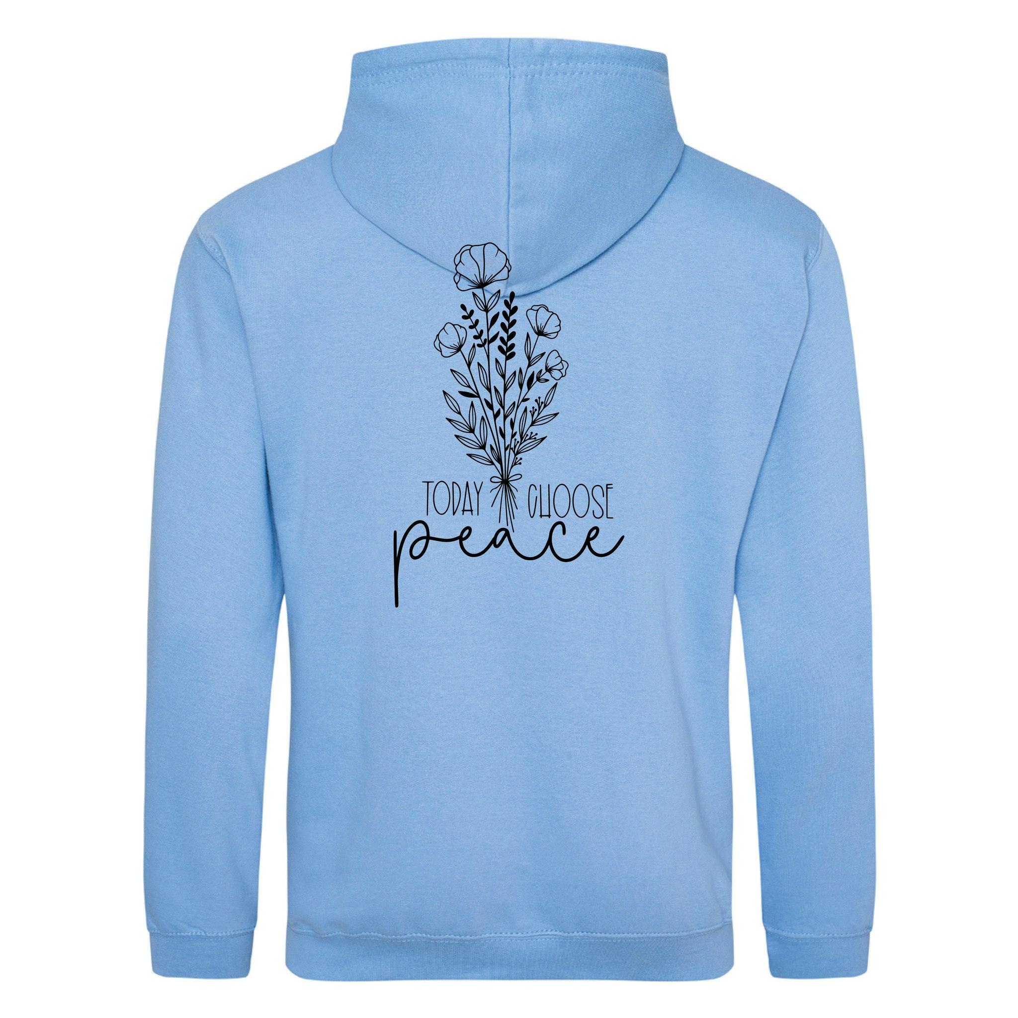 Hoodie - Choose Peace (Svart tryck)