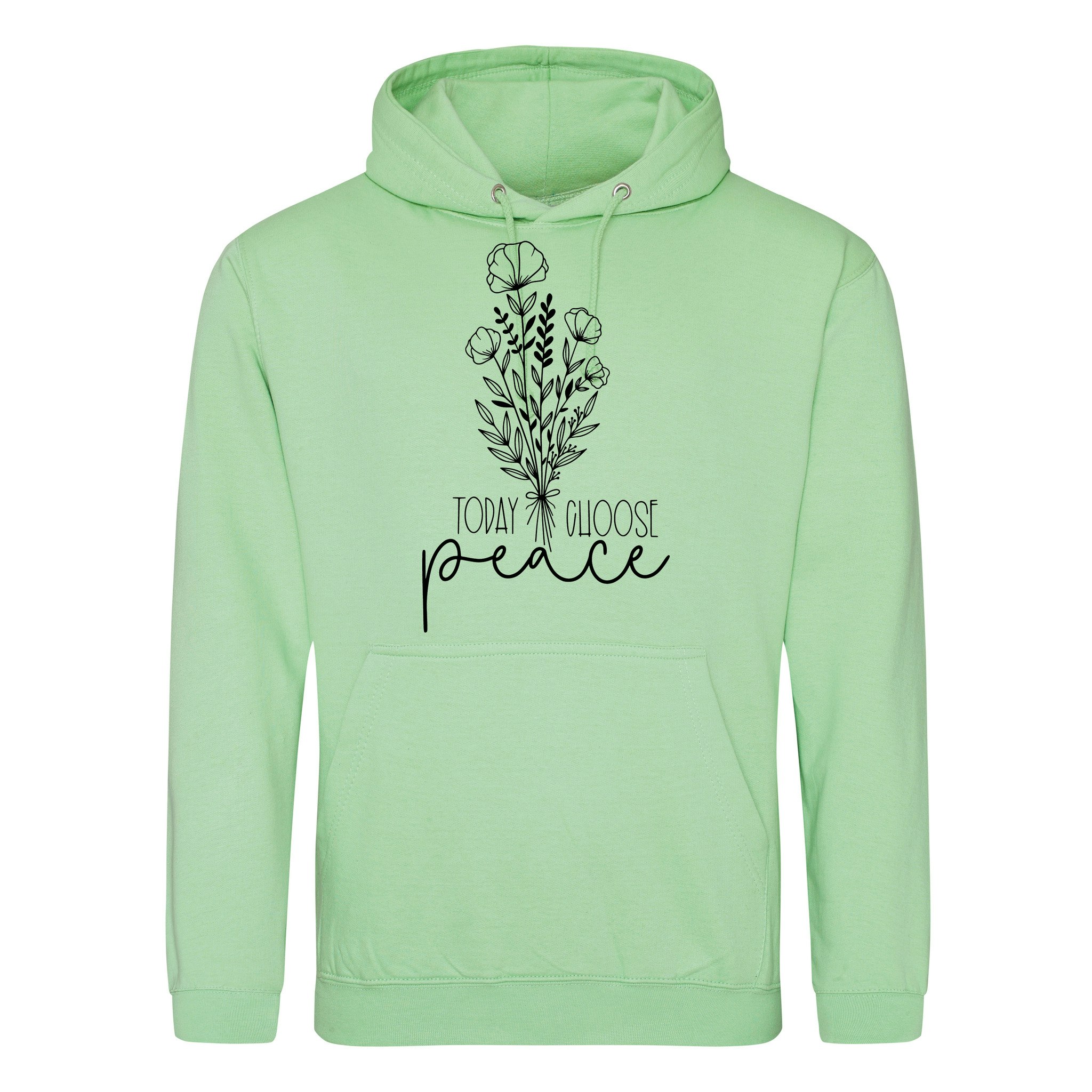 Hoodie - Choose Peace (Svart tryck)