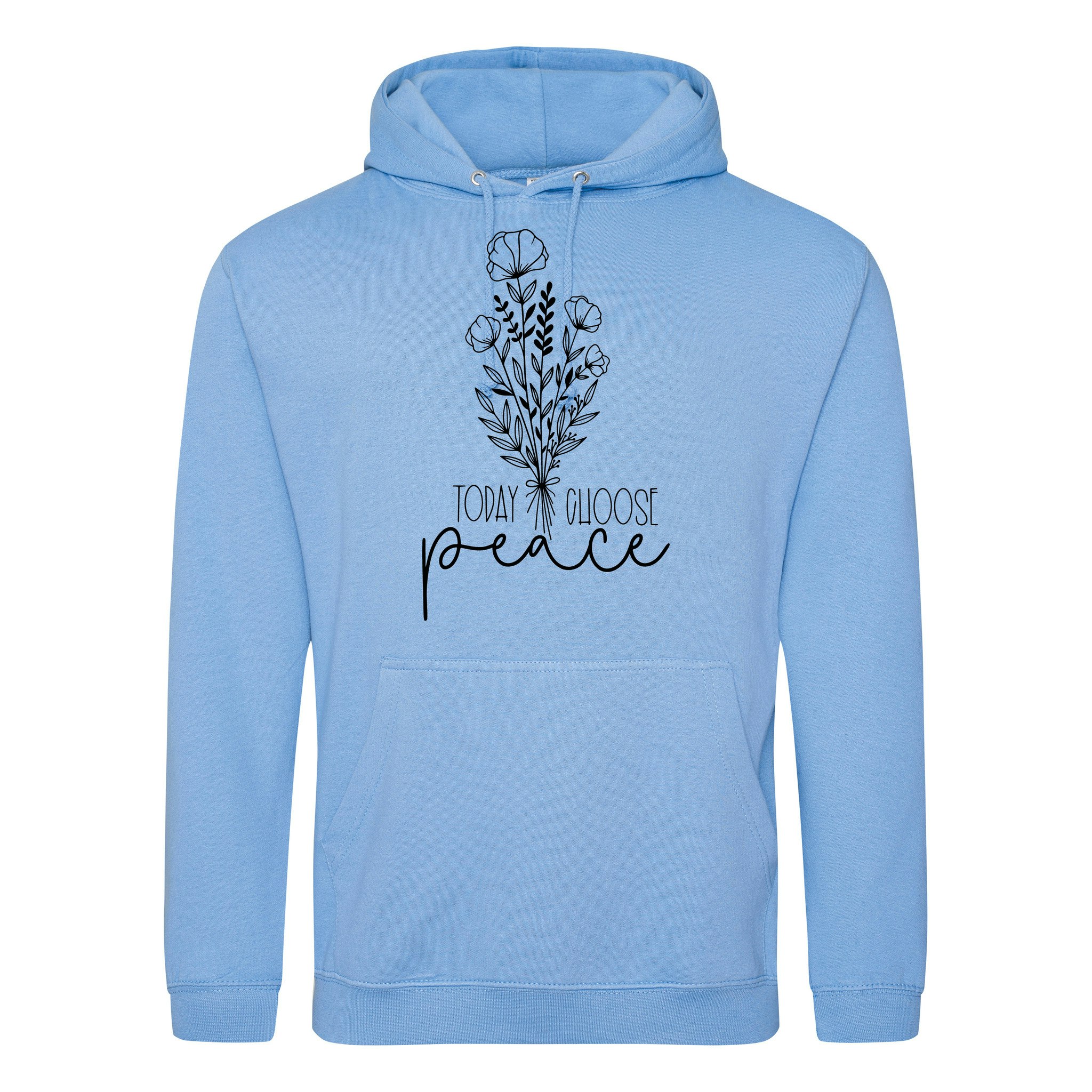 Hoodie - Choose Peace (Svart tryck)