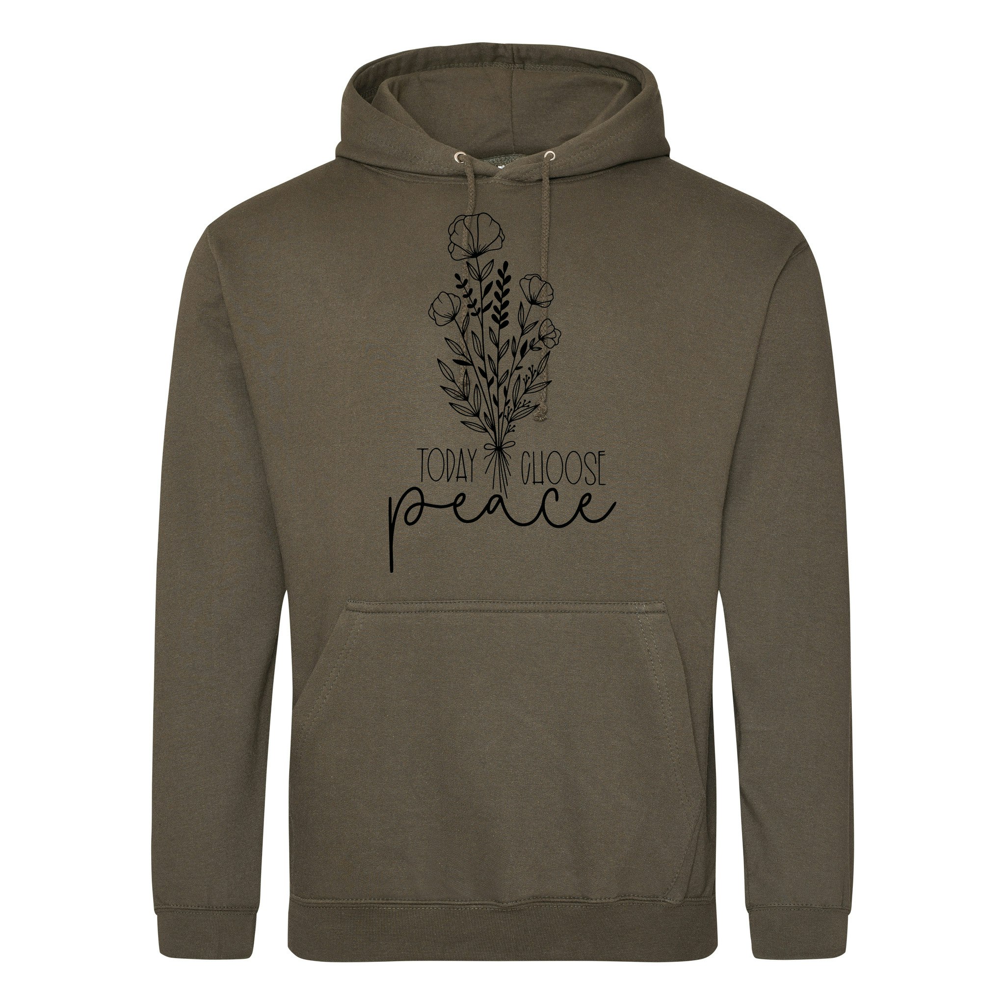 Hoodie - Choose Peace (Svart tryck)