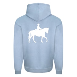 Hoodie Hästraser - Dusty Blue