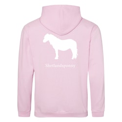 Hoodie Hästraser - Baby Pink