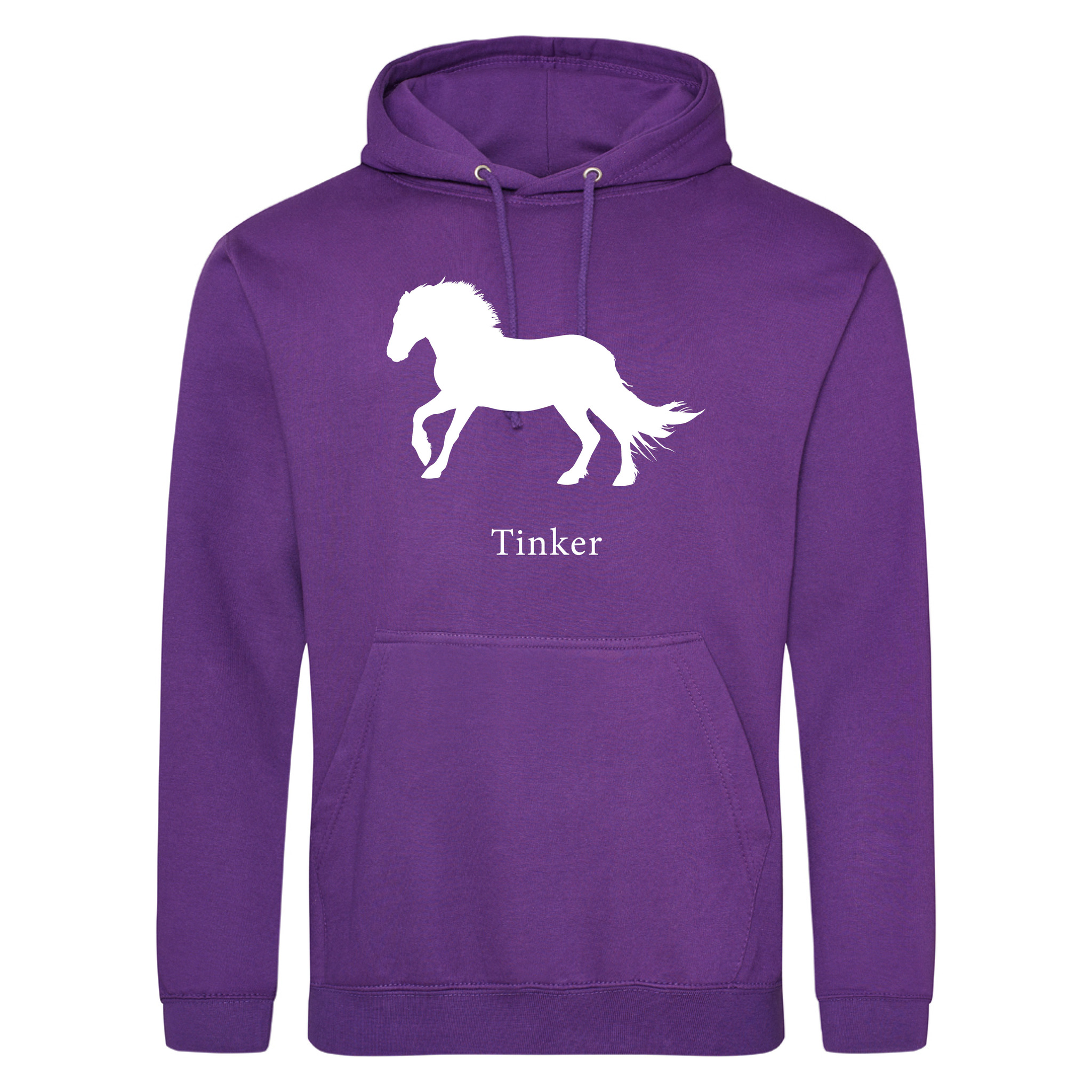 Hoodie Hästraser - Purple