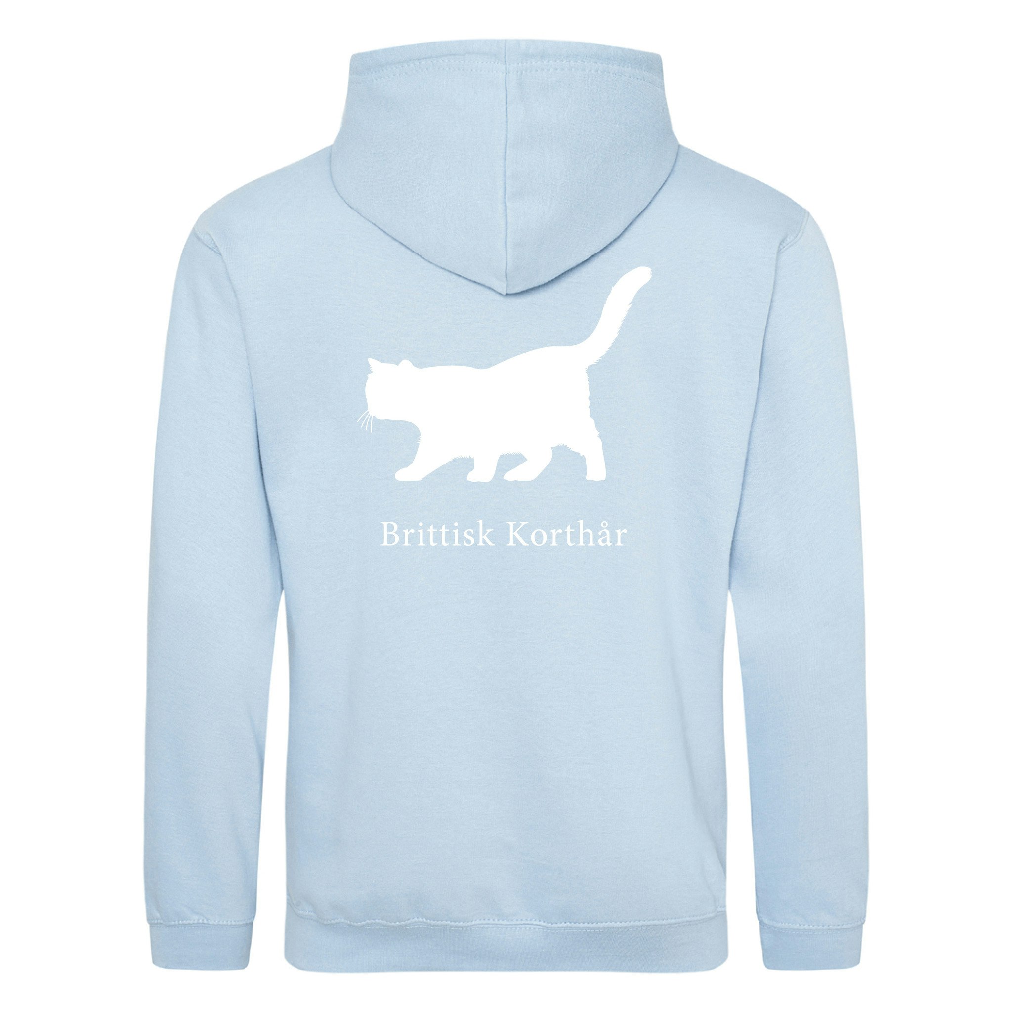 Hoodie Kattraser - Sky Blue