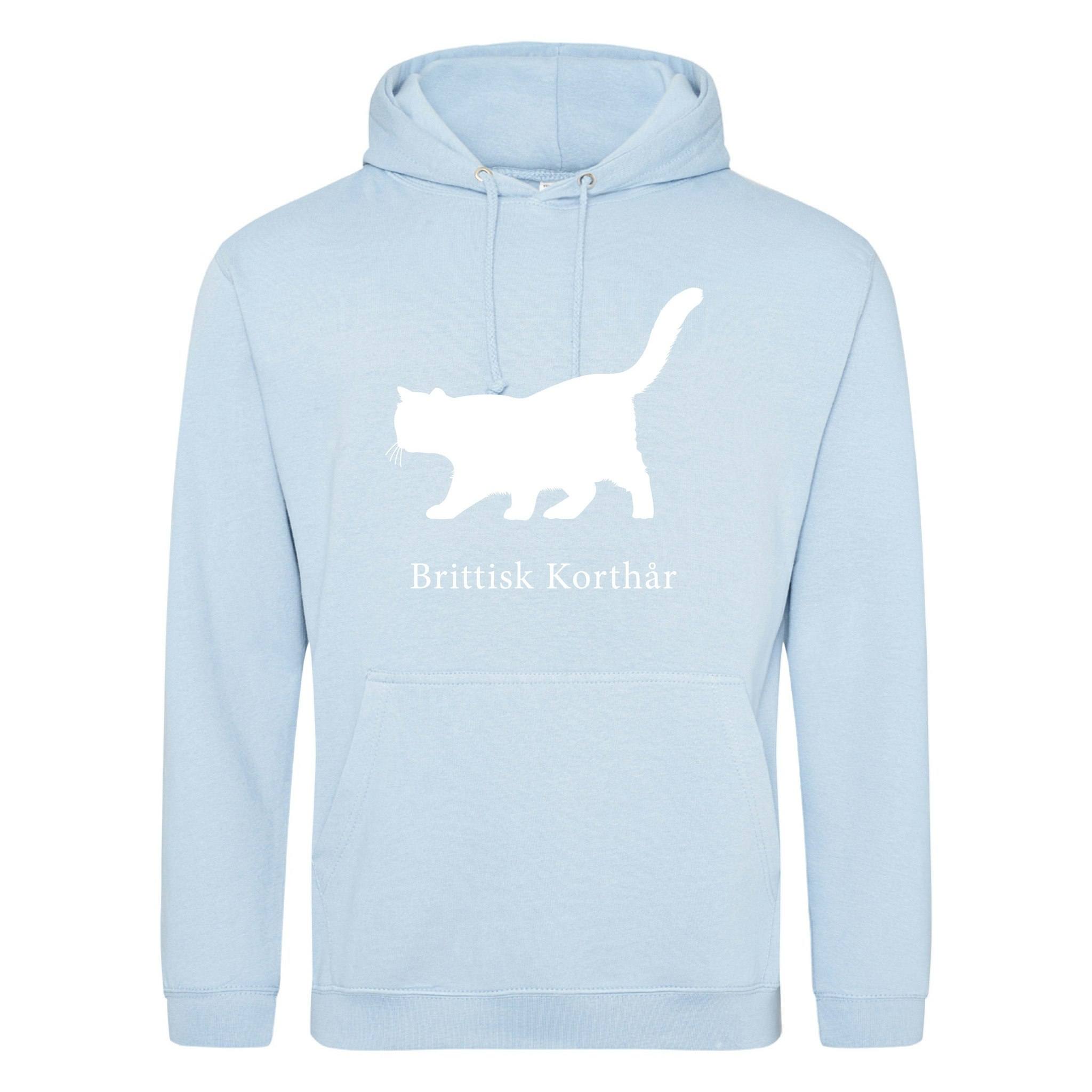 Hoodie Kattraser - Sky Blue