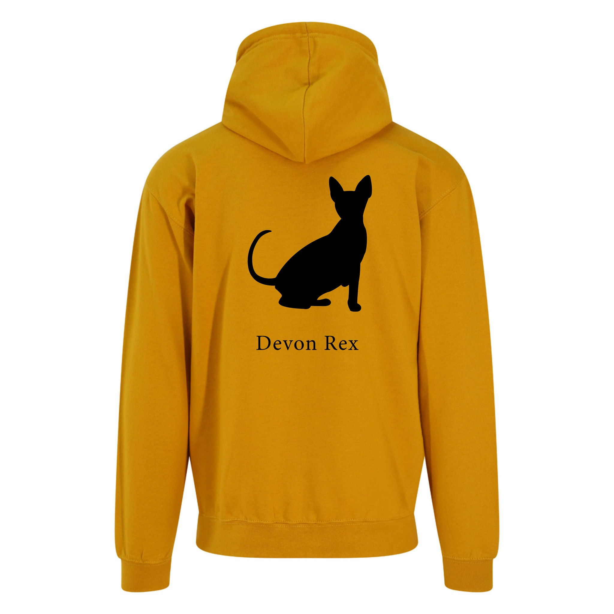 Hoodie Kattraser - Mustard