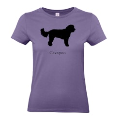 T-shirt Dam, Hundraser - Millennial Lilac
