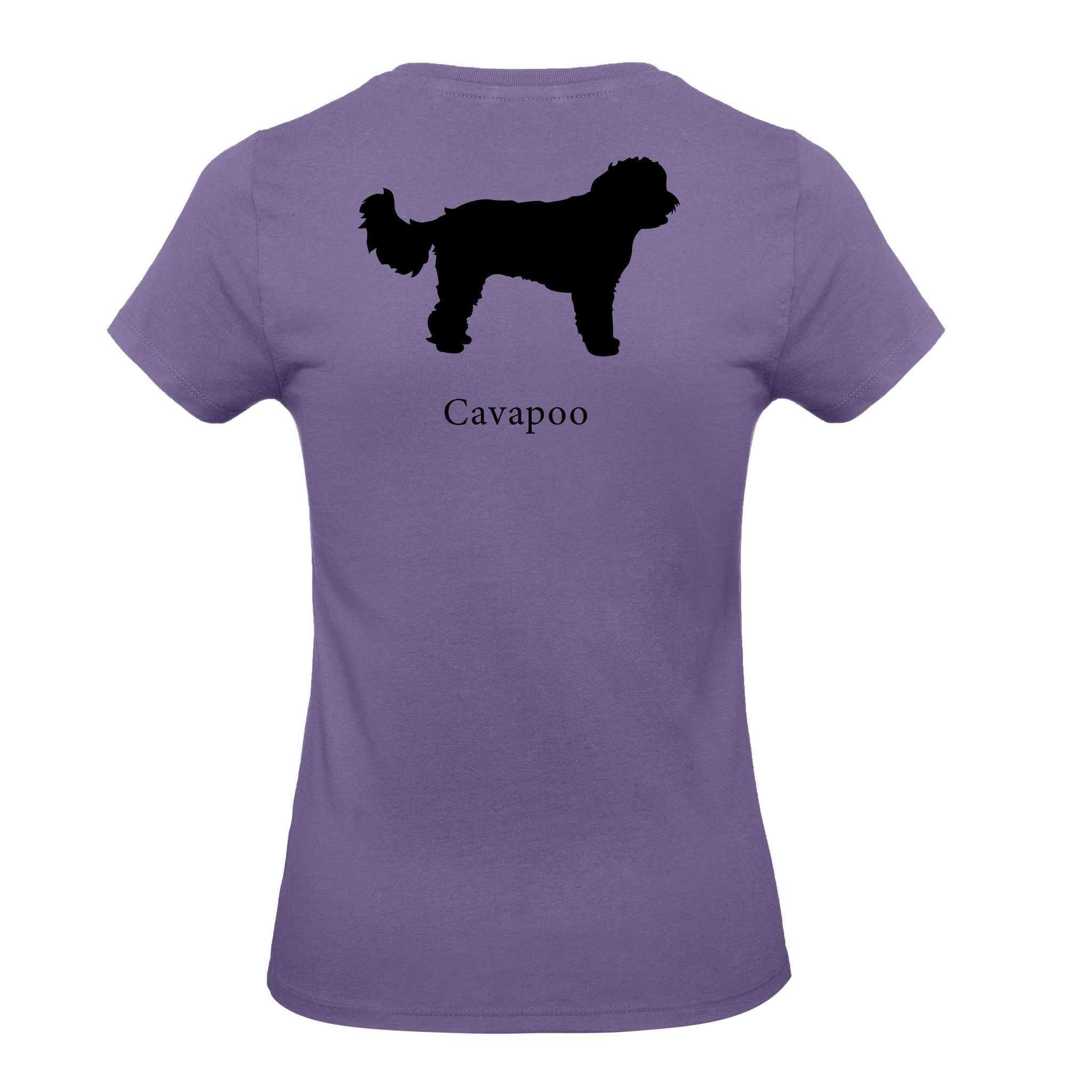 T-shirt Dam, Hundraser - Millennial Lilac