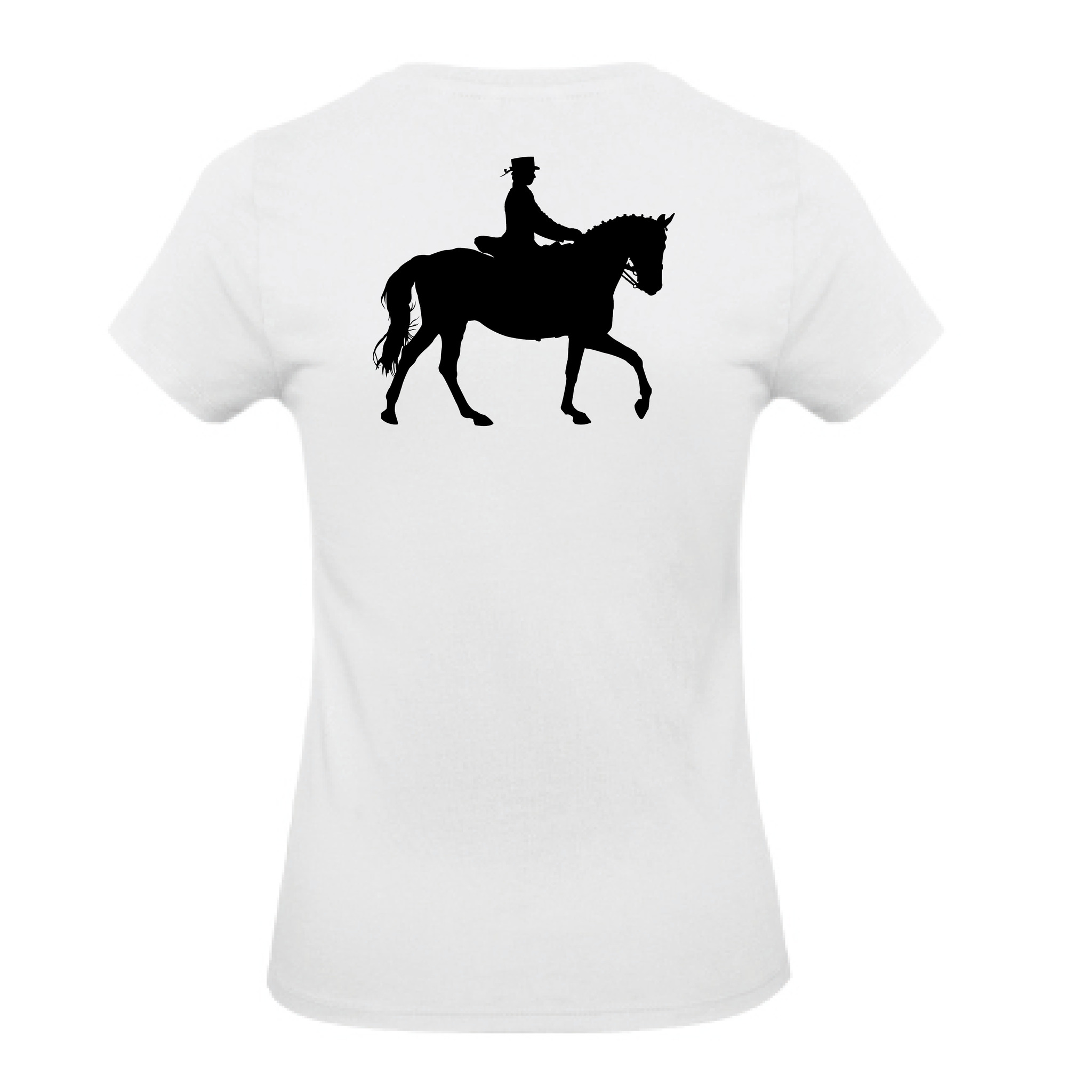 T-shirt Dam, Hästraser - White
