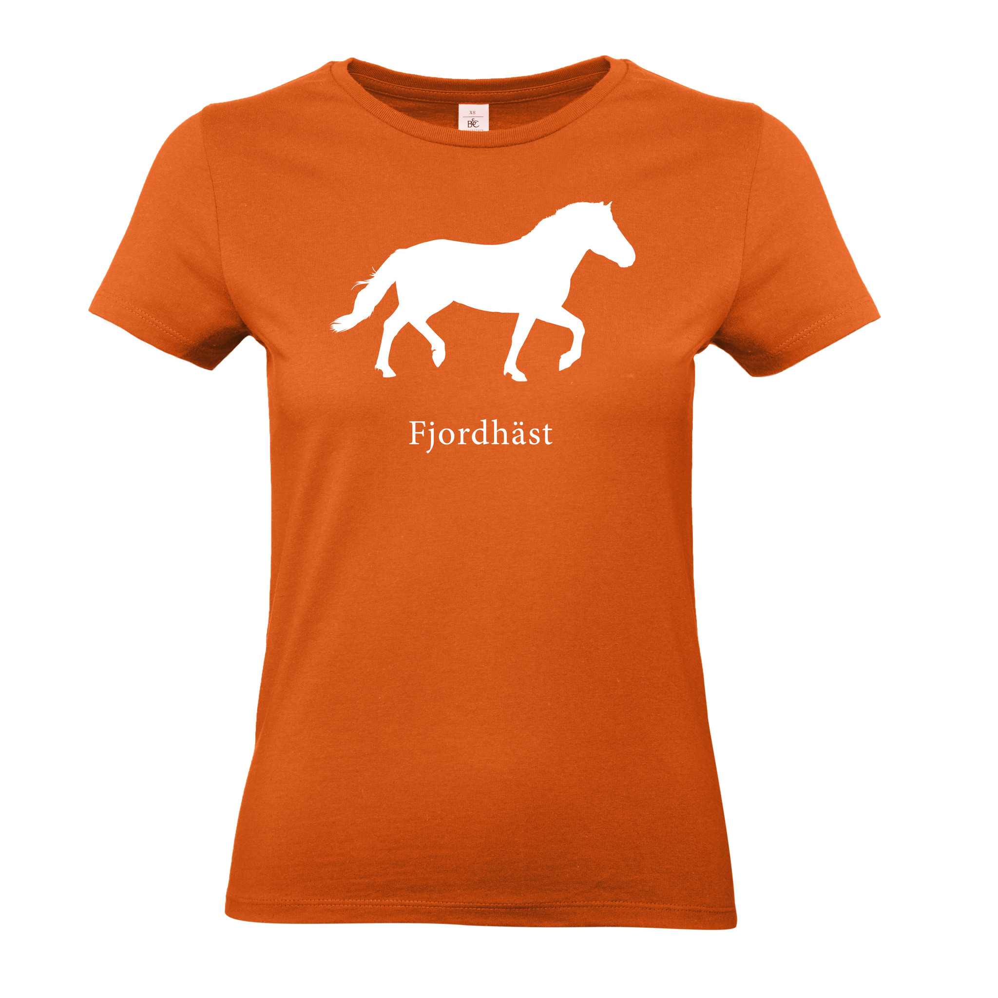 T-shirt Dam, Hästraser - Urban Orange